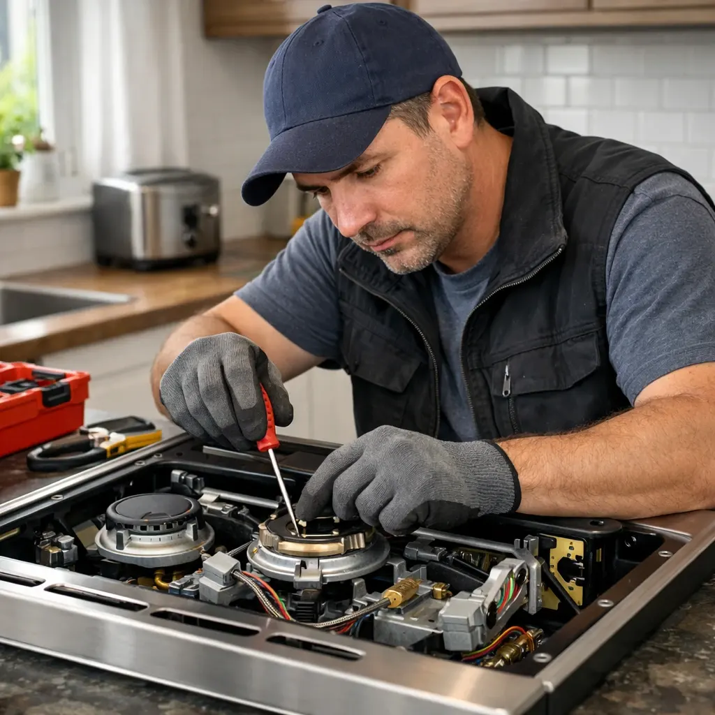 تعمیر گاز رومیزی در منزل